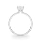 Oval Hidden Halo Engagement Ring