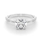 Shared Prong Engagement Ring