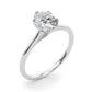 Oval Tulip Solitaire Engagement Ring