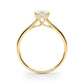 Oval Tulip Solitaire Engagement Ring