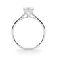 Oval Tulip Solitaire Engagement Ring
