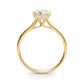 Pear Shape Tulip Solitaire Engagement Ring