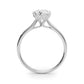 Pear Shape Tulip Solitaire Engagement Ring