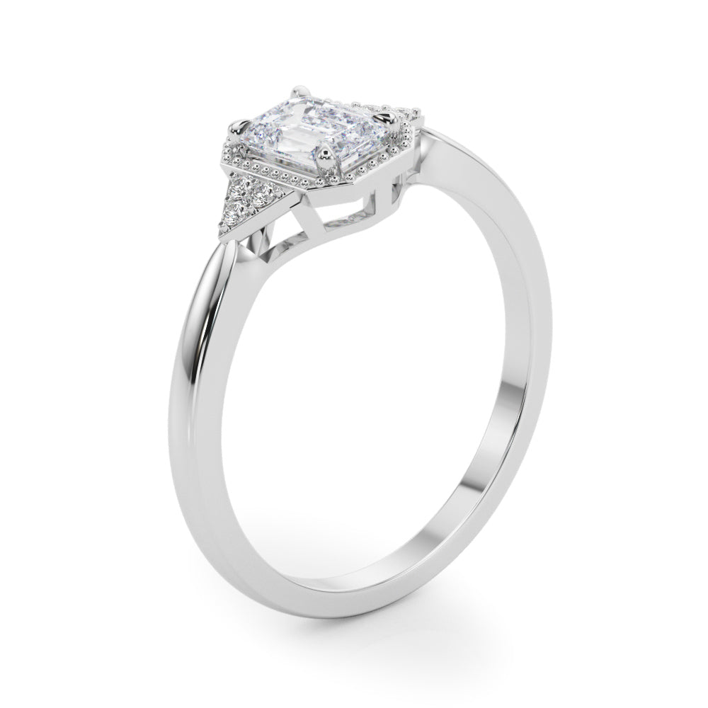 Emerald Cut Engagement Ring
