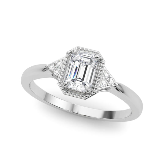 Emerald Cut Engagement Ring