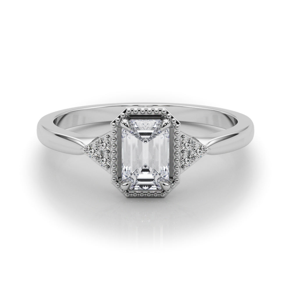 Emerald Cut Engagement Ring