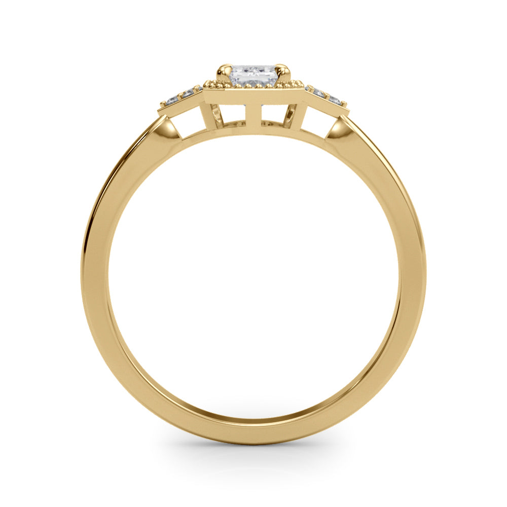 Emerald Cut Engagement Ring
