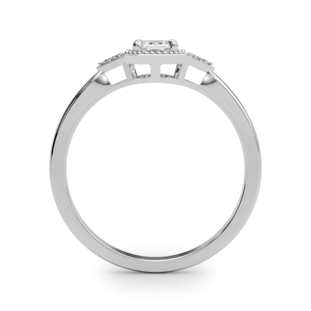 Emerald Cut Engagement Ring