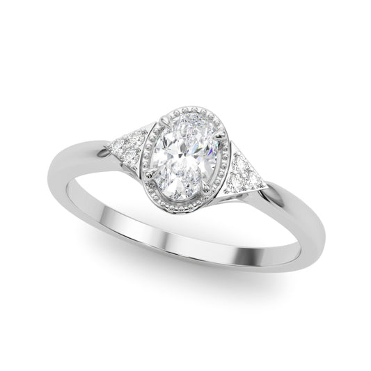Vintage-Inspired Oval Engagement Ring