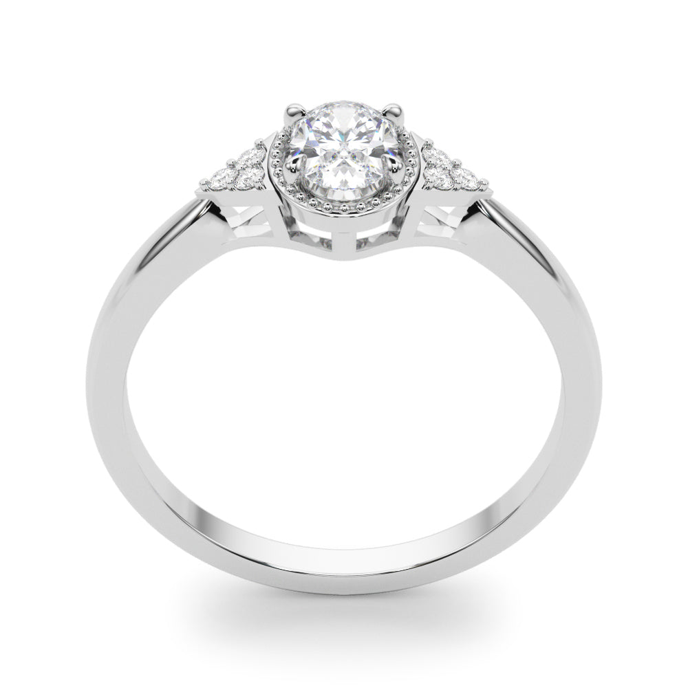 Vintage-Inspired Oval Engagement Ring