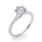 6-Prong Single Row Round Engagement Ring
