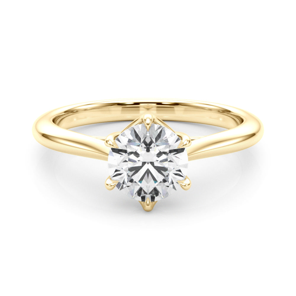 Round Solitaire Engagement Ring