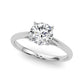 Solitaire Round Engagement Ring