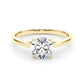 Solitaire Round Engagement Ring