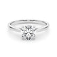 Solitaire Round Engagement Ring
