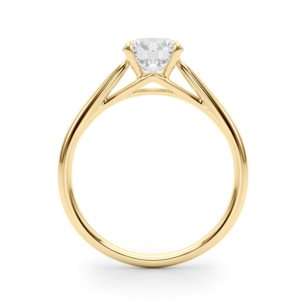 Solitaire Round Engagement Ring