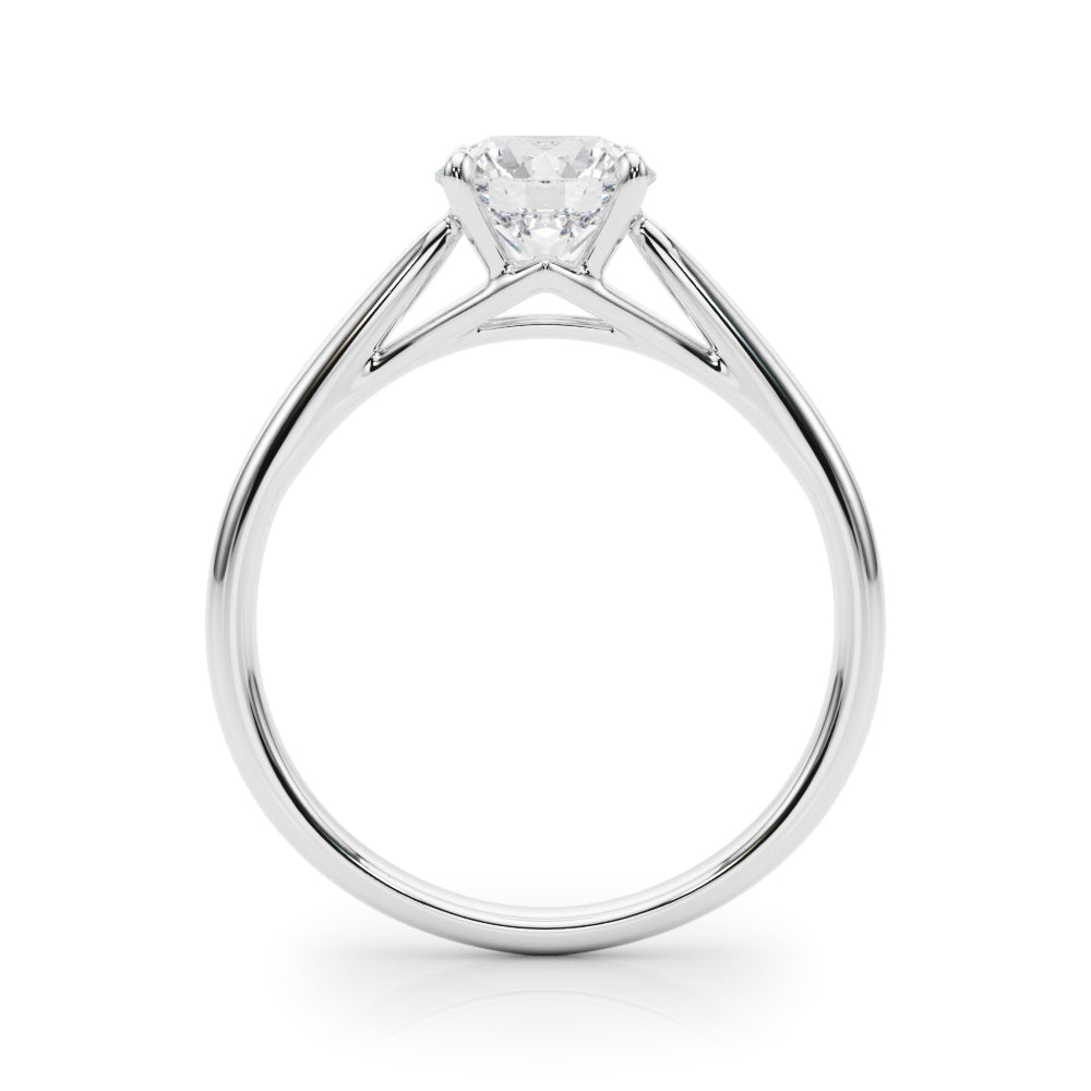 Solitaire Round Engagement Ring