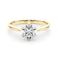 Solitaire Round Engagement Rings