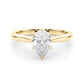 Pear Shape Solitaire Engagement Rings
