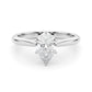Pear Shape Solitaire Engagement Rings