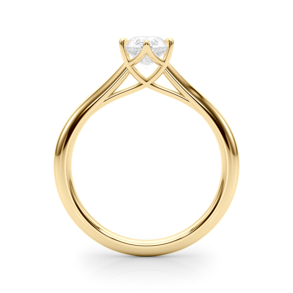 Pear Shape Solitaire Engagement Rings