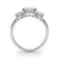 3 STONE HIDDEN HALO PLUS