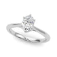 Solitaire Oval Engagement Ring