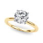 Classic Peg Head Engagement Ring