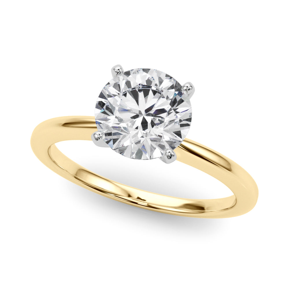 Classic Peg Head Engagement Ring