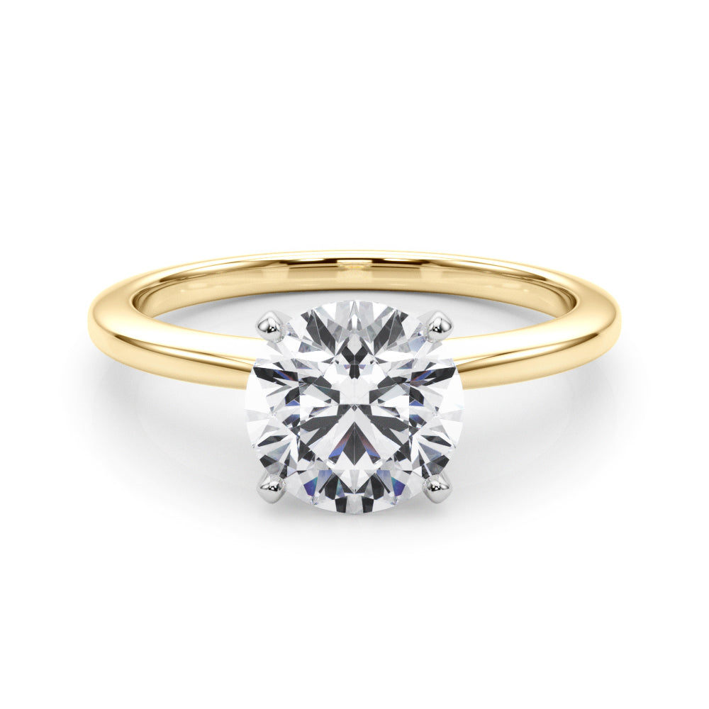 Classic Peg Head Engagement Ring