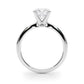 Classic Peg Head Engagement Ring