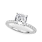 Single Row Engagement Ring