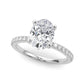 Single Row Engagement Ring