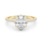 ENGAGEMENT RING OVAL CENT