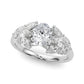 MQ SIDE STONES ENGAGEMENT RING