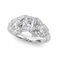 MQ SIDE STONES ENGAGEMENT RING