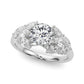 MQ SIDE STONES ENGAGEMENT RING