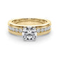 Channel Set Engagement Ring