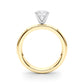 Channel Set Engagement Ring