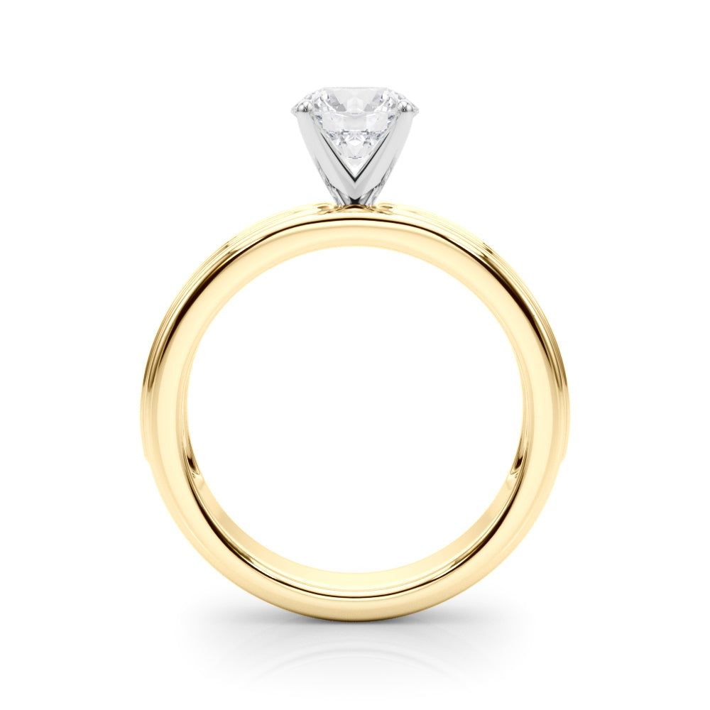 Channel Set Engagement Ring