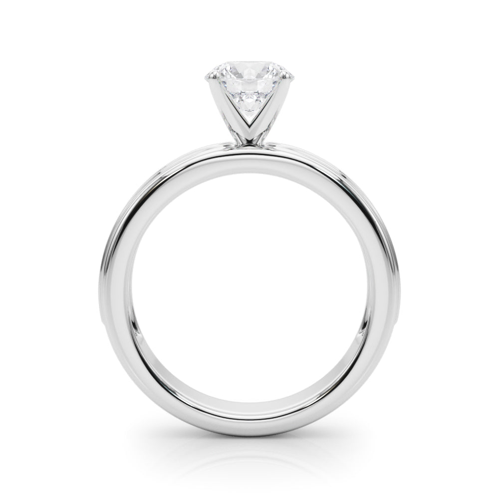 Channel Set Engagement Ring