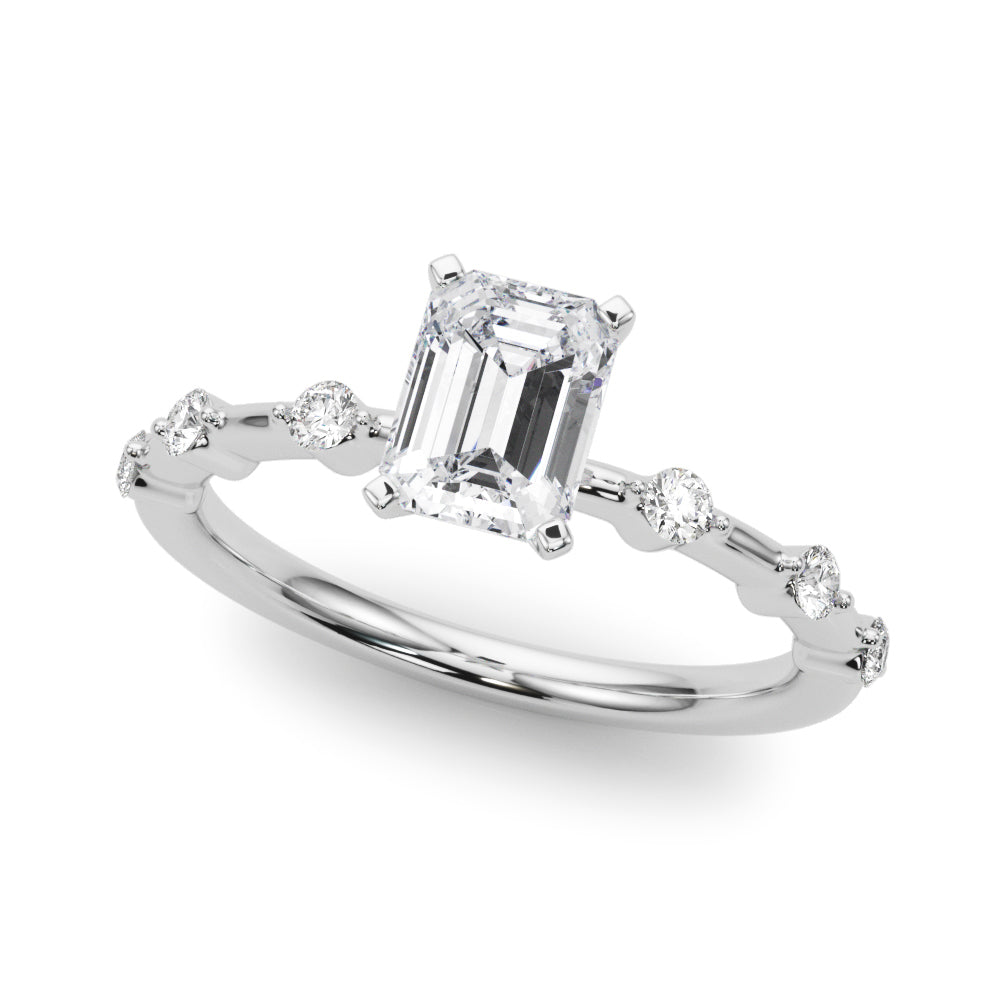 Single-Prong Engagement Ring