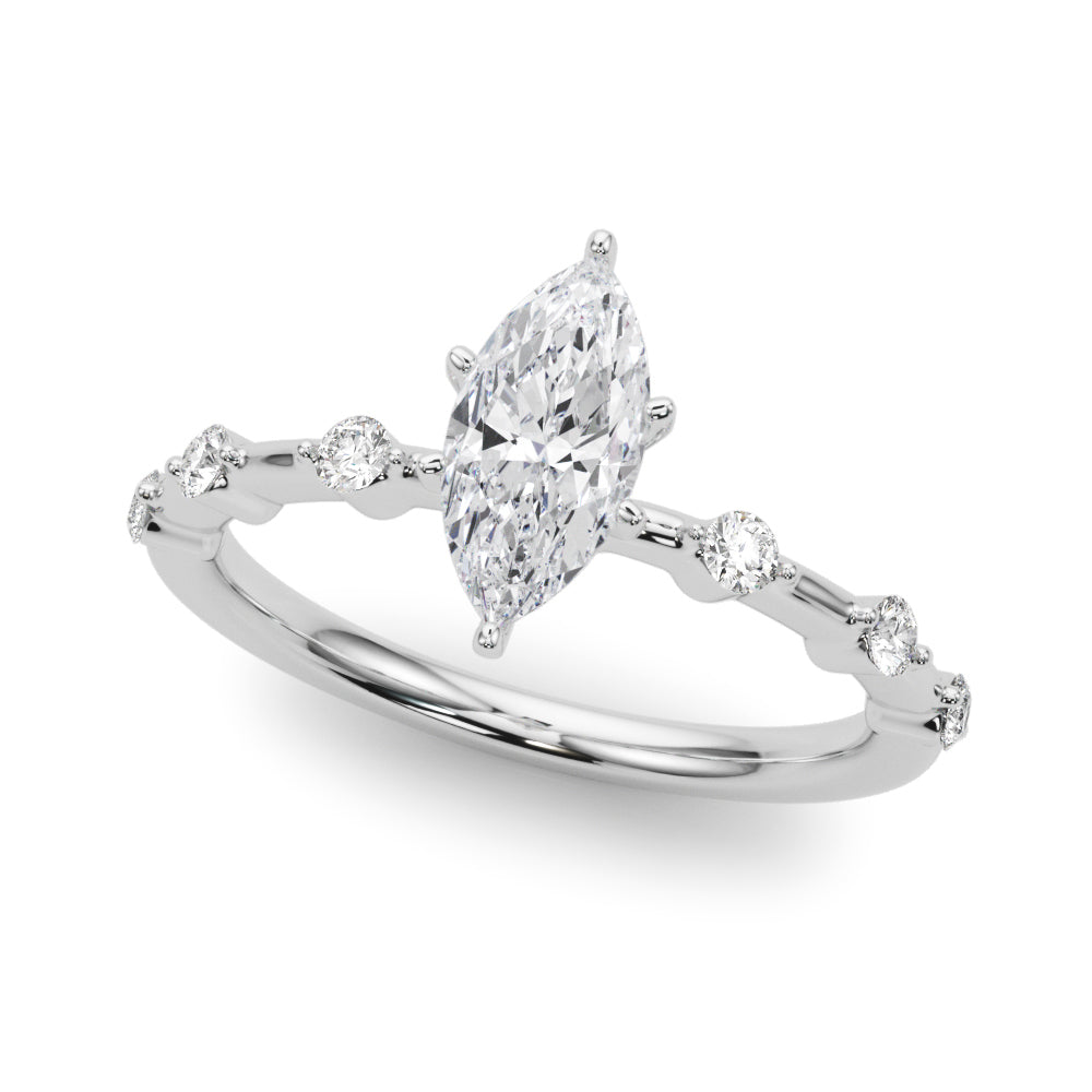 Single-Prong Engagement Ring