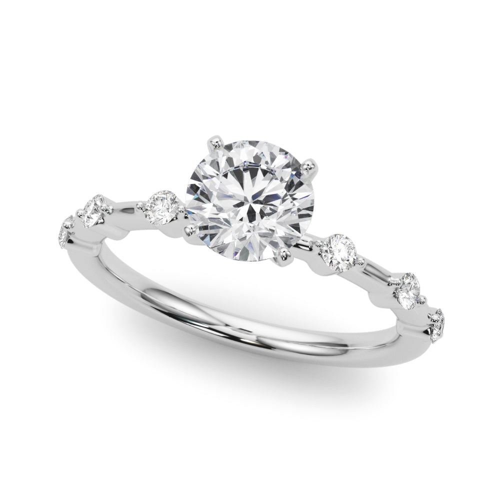 Single-Prong Engagement Ring