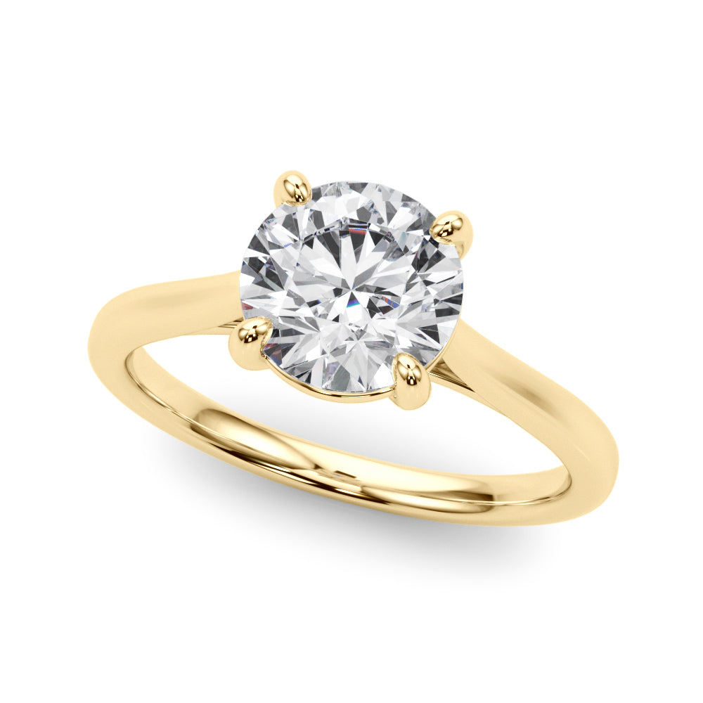 Round Solitaire Engagement Ring