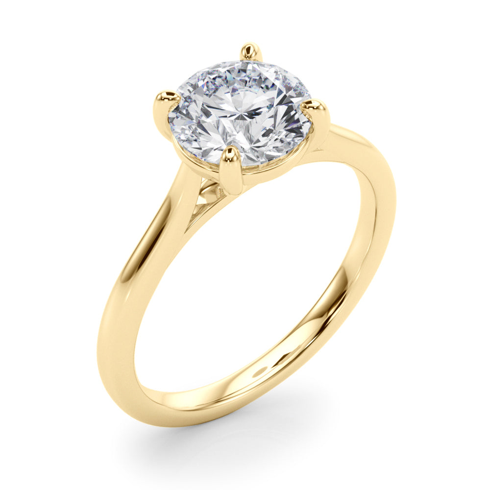 Round Solitaire Engagement Ring