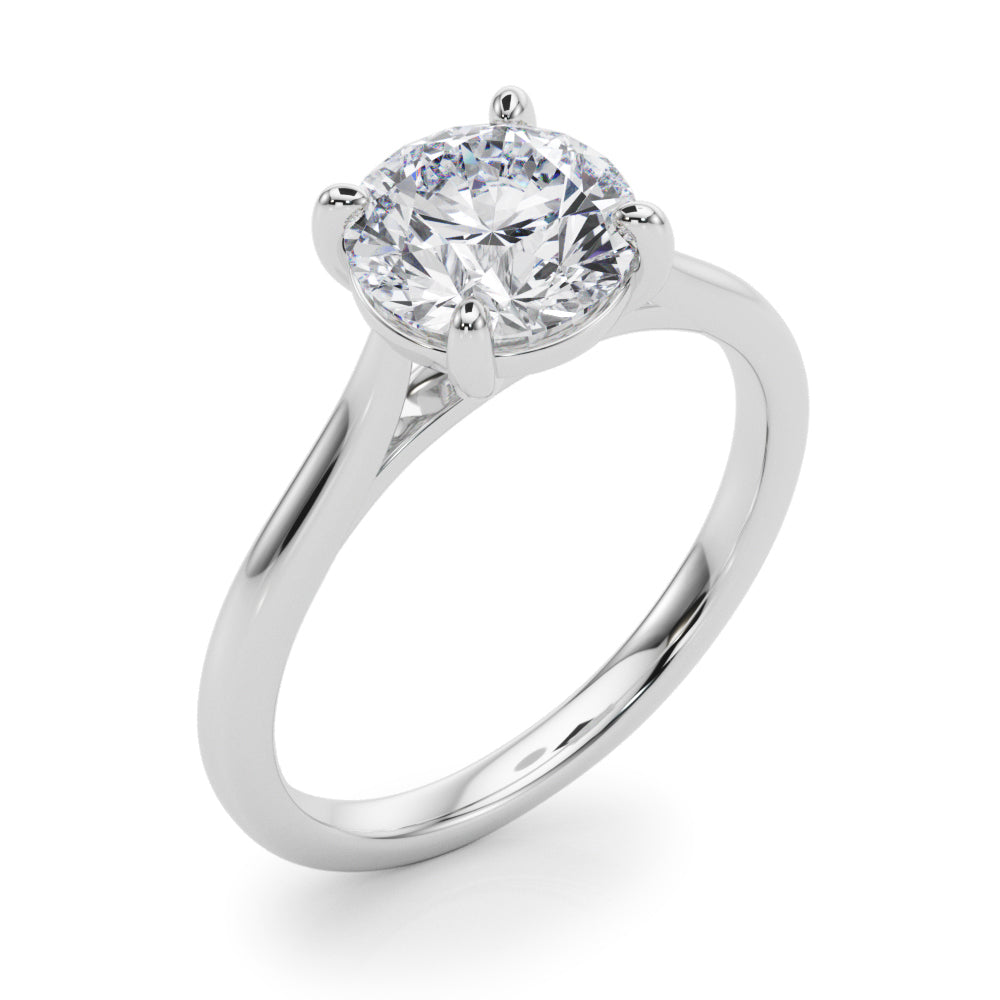 Round Solitaire Engagement Ring