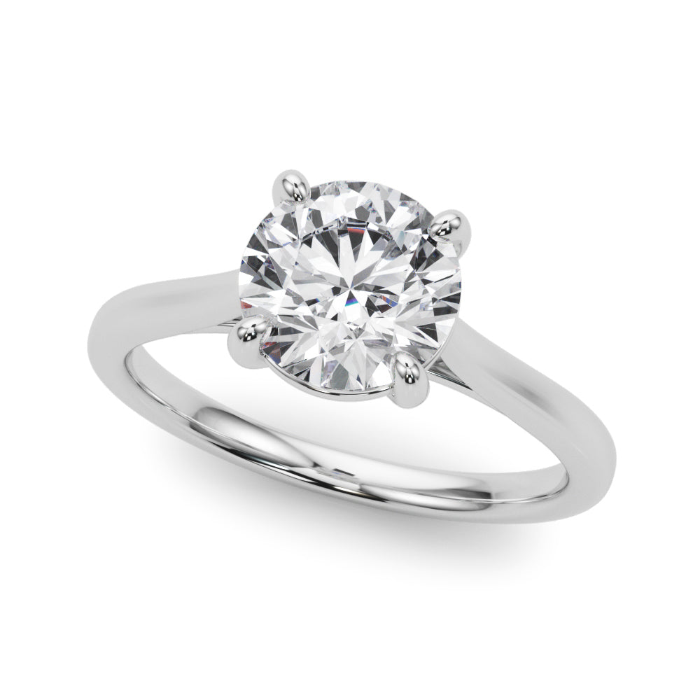 Round Solitaire Engagement Ring