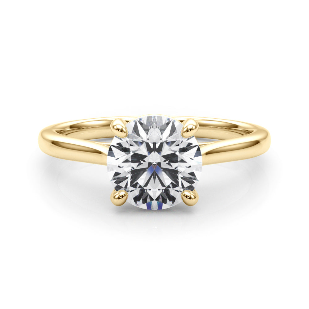 Round Solitaire Engagement Ring