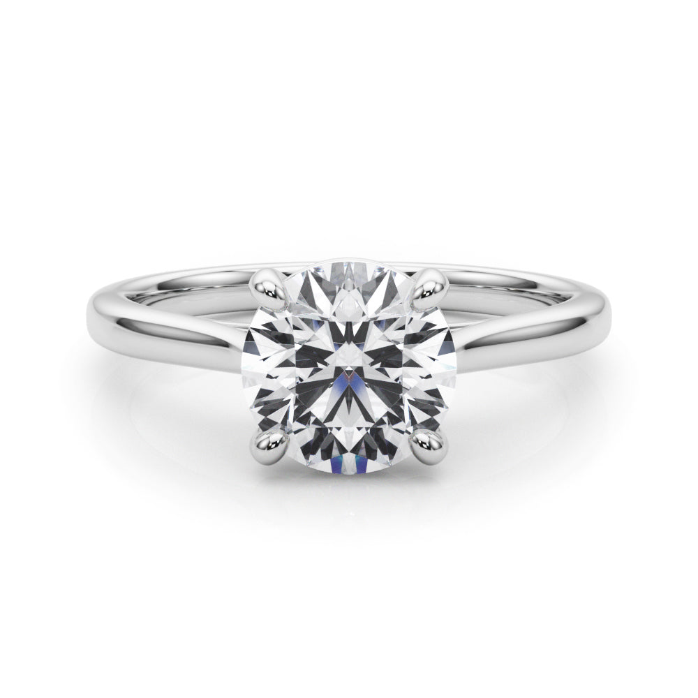Round Solitaire Engagement Ring